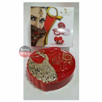 Makeup Box- Kiss Touch 4 in 1 Powder Cake And Eye Shadow And Lip Gloss And Rouge